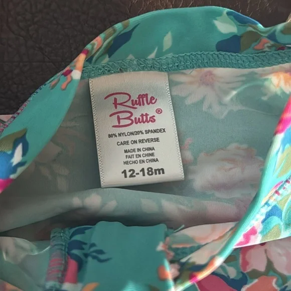 3 Bathing Suits Ruffle Butts and Wonder Nation 12-18 month and 2T BUNDLE - Picture 3 of 16